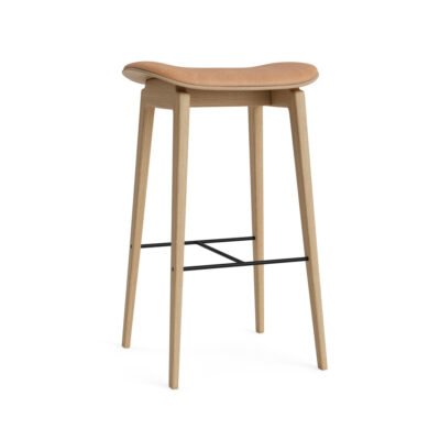 camel leather stool