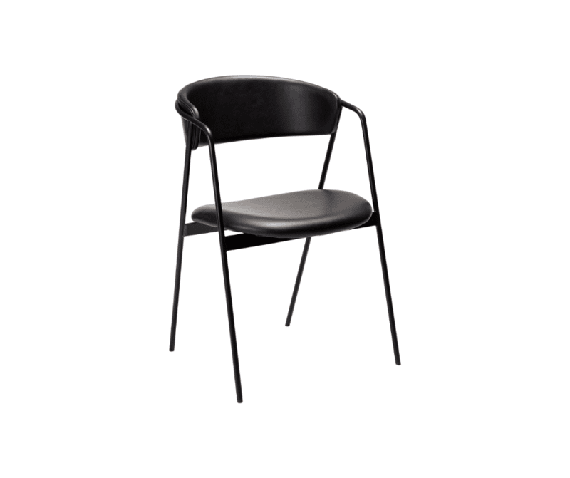 side chair black