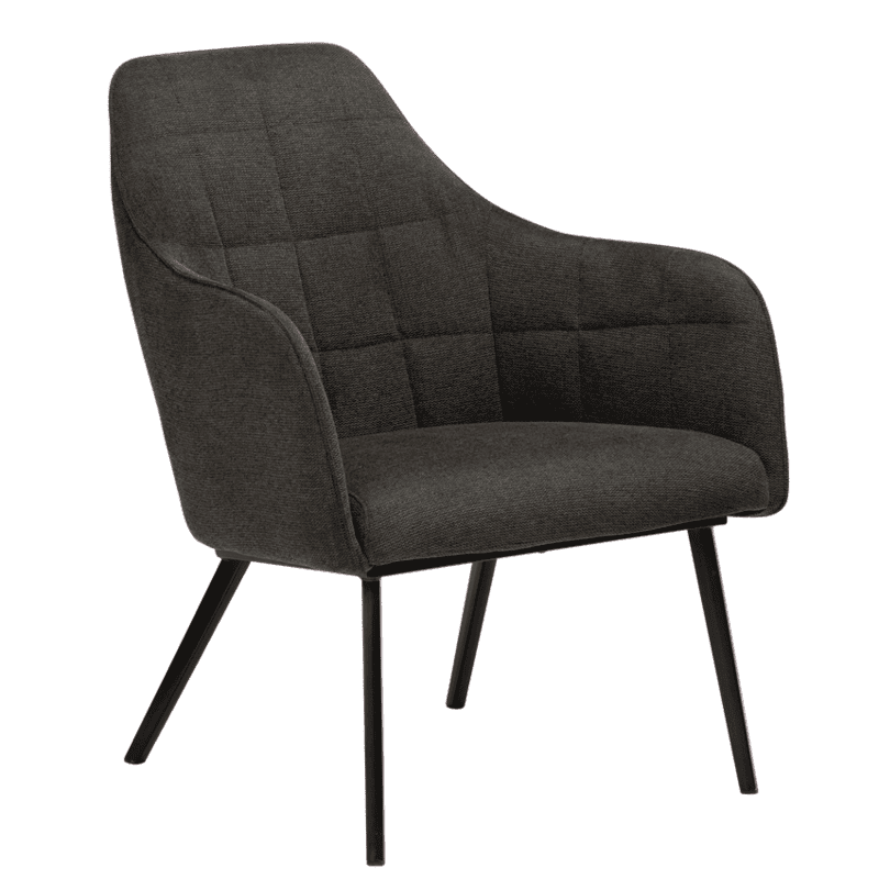 black velvet lounge chair