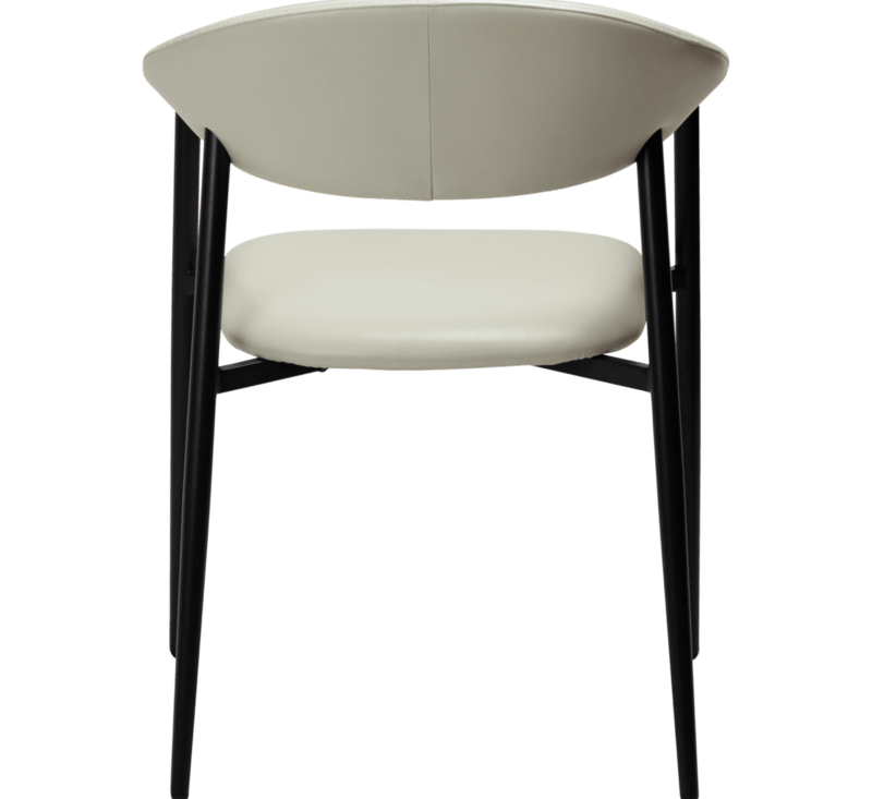 white chair with metal legs